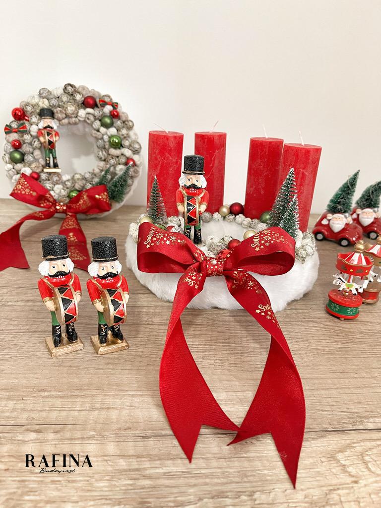 Diótörős adventi koszorú 1
