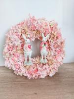 Pink nyuszis kopogtató, 45 cm  1