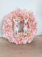 Pink nyuszis kopogtató, 45 cm  3