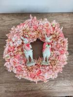 Pink nyuszis kopogtató, 45 cm  2
