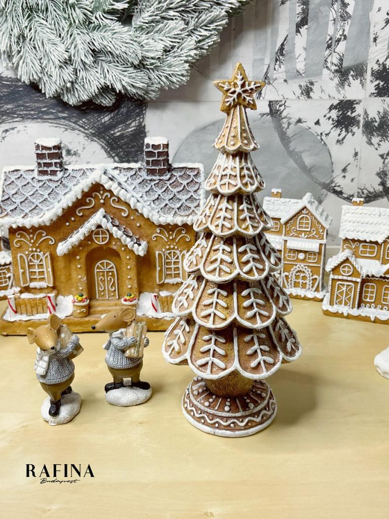 Mézeskalács fenyőfa 30cm 1