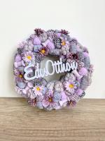 Édes otthon lila kopogtató 24cm 1